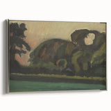 Modern Wall Art – Abstract Landscape After Sunset