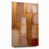 Abstract wall art featuring colorful strokes on acrylic glass, showcasing a modern design with vibrant hues. Ideal for contemporary home decor, emphasizing creativity and style.