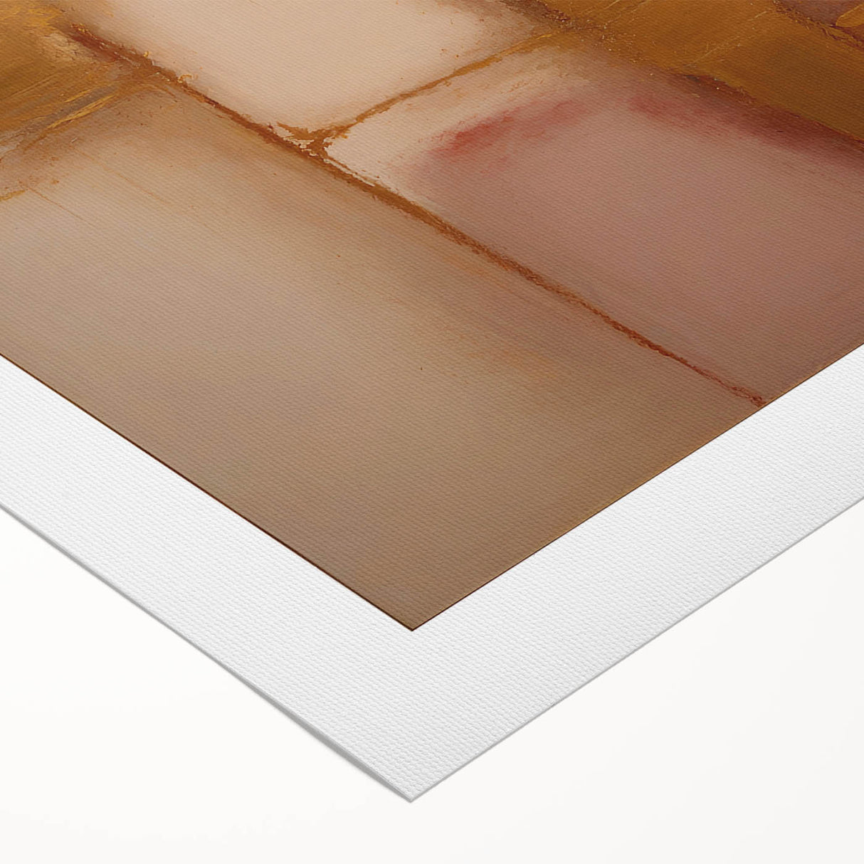 Abstract strokes wall art on rolled canvas, showcasing vibrant blue, orange, and yellow hues, perfect for modern decor. Ideal for enhancing living spaces with contemporary flair.