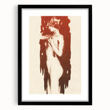 Modern Wall Art - Huib Luns’ Staande naakte vrouw Print