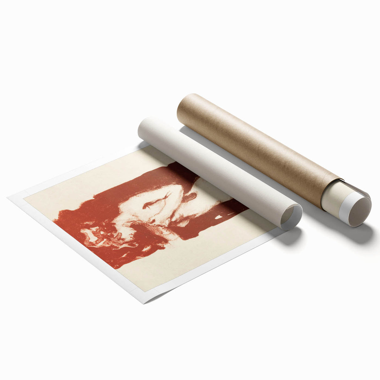 Modern Wall Art - Huib Luns’ Staande naakte vrouw Print