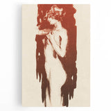 Modern Wall Art - Huib Luns’ Staande naakte vrouw Print