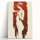Modern Wall Art - Huib Luns’ Staande naakte vrouw Print