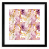 Abstract strokes wall art framed with a black mat, showcasing vibrant colors and dynamic patterns, perfect for modern home decor. Ideal for enhancing artistic spaces.