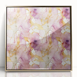 Framed abstract strokes wall art featuring elegant gold accents on a textured surface, ideal for modern decor in living rooms or offices. This artwork enhances any space with its contemporary design and vibrant colors.