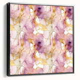 Framed abstract wall art featuring bold black strokes on a textured canvas, showcased from a side view, ideal for modern home decor and artistic interiors.