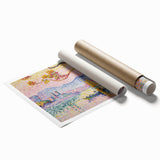 Modern Wall Art – Pointillist Masterpiece of Antibes