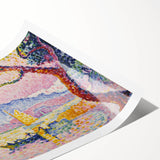 Modern Wall Art – Pointillist Masterpiece of Antibes