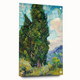 Modern Wall Art - Vincent van Gogh’s Cypresses Print
