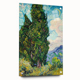Modern Wall Art - Vincent van Gogh’s Cypresses Print