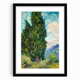 Modern Wall Art - Vincent van Gogh’s Cypresses Print