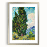 Modern Wall Art - Vincent van Gogh’s Cypresses Print