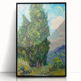Modern Wall Art - Vincent van Gogh’s Cypresses Print
