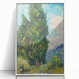Modern Wall Art - Vincent van Gogh’s Cypresses Print