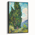 Modern Wall Art - Vincent van Gogh’s Cypresses Print