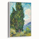 Modern Wall Art - Vincent van Gogh’s Cypresses Print