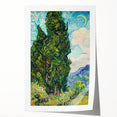 Modern Wall Art - Vincent van Gogh’s Cypresses Print