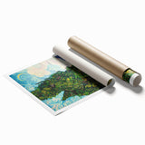 Modern Wall Art - Vincent van Gogh’s Cypresses Print