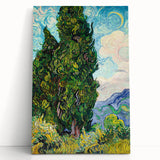 Modern Wall Art - Vincent van Gogh’s Cypresses Print