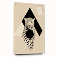 Custom Dining Room Wall Decor - Leopard & Geometric Artwork