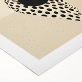 Custom Dining Room Wall Decor - Leopard & Geometric Artwork