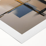 Abstract Geometric Living Room Wall Art - Modern Canvas & Prints