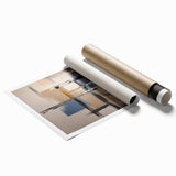 Abstract Geometric Living Room Wall Art - Modern Canvas & Prints