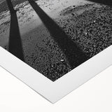Modern Office Art - Black & White Abstract Landscape Print