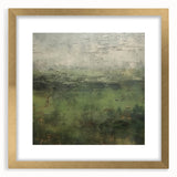 Abstract landscapes wall art framed in gold, showcasing vibrant colors and intricate designs, perfect for enhancing modern home decor with elegance.