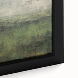 Close-up of an abstract landscape wall art piece featuring vibrant colors and intricate textures, elegantly framed and ready for display in modern decor settings. This artwork adds a contemporary touch to any home or office environment.