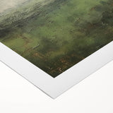 Abstract landscape wall art on rolled canvas, showcasing vibrant colors and fluid shapes, ideal for modern décor and artistic expression. Perfect for enhancing living spaces.