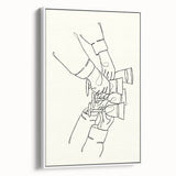 Vintage poster art of colorful cocktails on a black background, framed canvas, ideal for living room decor.