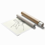 Extra large rolled print of floral art in soft pastel shades, ideal for classy bathroom wall decor.