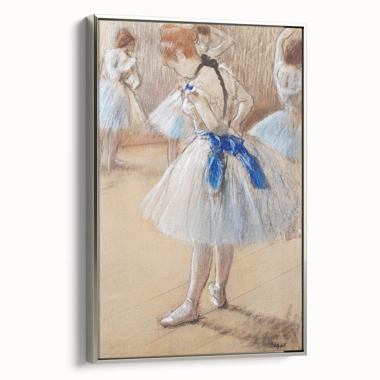 Impressionist Wall Art: Edgar Degas' Dancer 1880 Ballet Painting Print