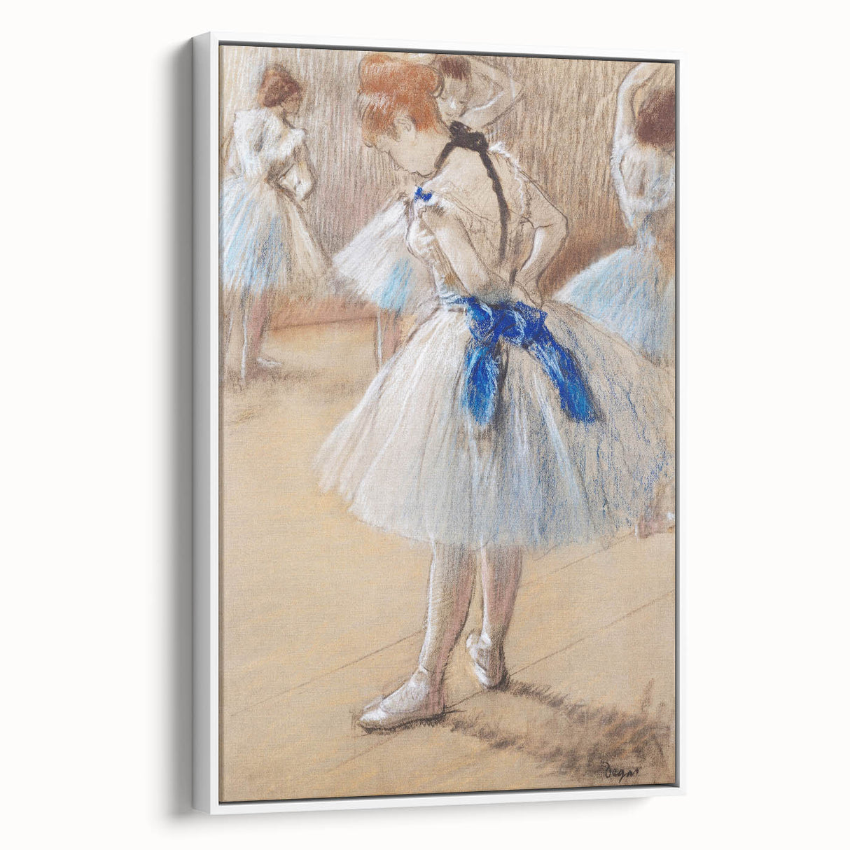 Impressionist Wall Art: Edgar Degas' Dancer 1880 Ballet Painting Print
