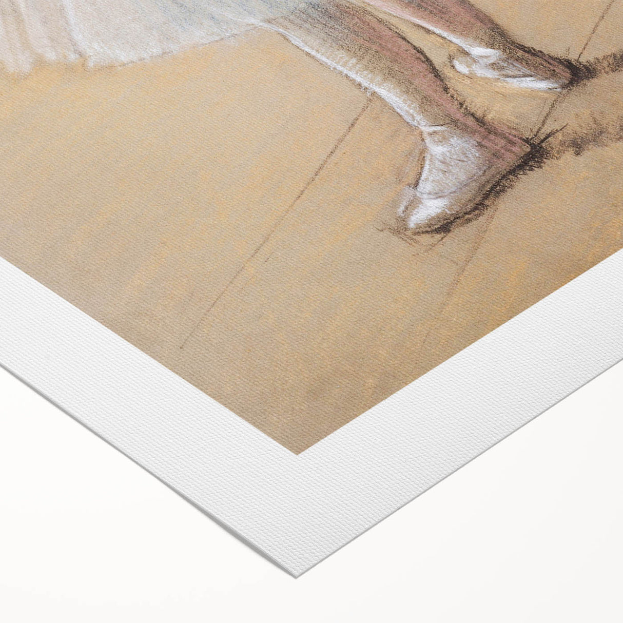Impressionist Wall Art: Edgar Degas' Dancer 1880 Ballet Painting Print