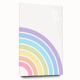 Children's Wall Decor - Soft Pastel Rainbow Nursery Art