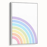 Children's Wall Decor - Soft Pastel Rainbow Nursery Art