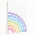 Children's Wall Decor - Soft Pastel Rainbow Nursery Art