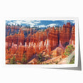 Stunning rolled landscape print featuring vibrant canyons in rich earth tones, showcasing the natural beauty of outdoor scenery, perfect for home decor.