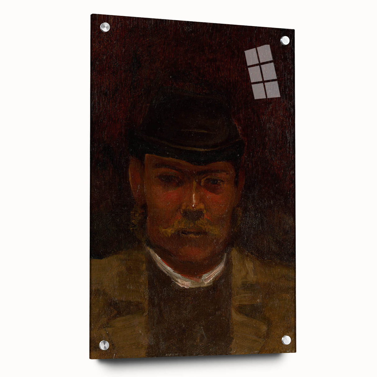 Modern Wall Art - Abstract Portrait of a Man - Contemporary Art Print