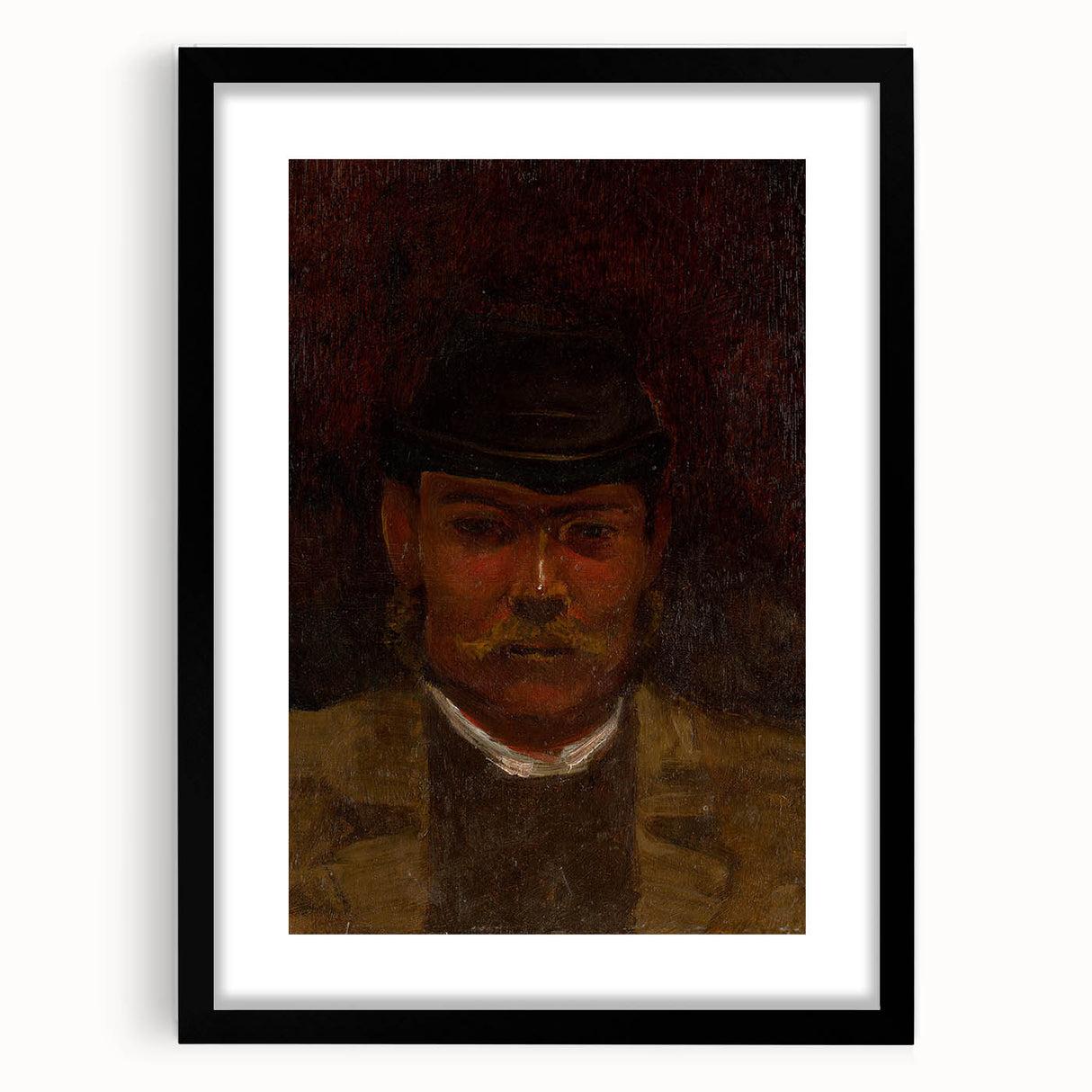 Modern Wall Art - Abstract Portrait of a Man - Contemporary Art Print