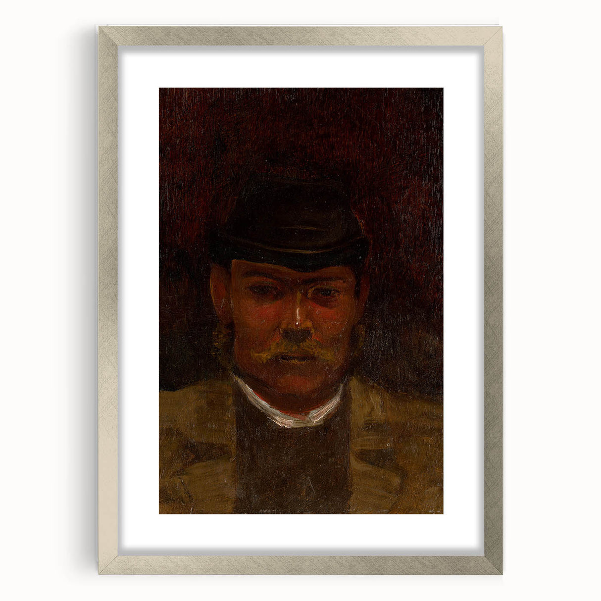 Modern Wall Art - Abstract Portrait of a Man - Contemporary Art Print