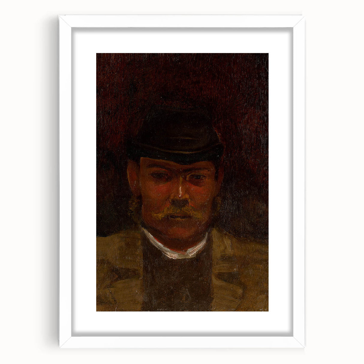 Modern Wall Art - Abstract Portrait of a Man - Contemporary Art Print