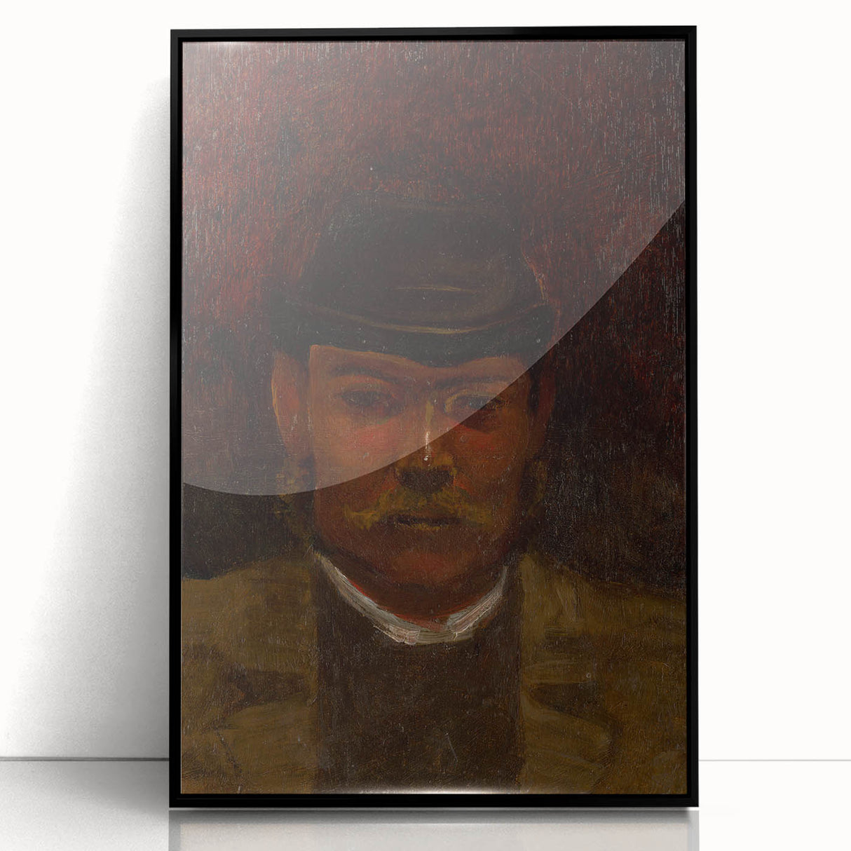 Modern Wall Art - Abstract Portrait of a Man - Contemporary Art Print