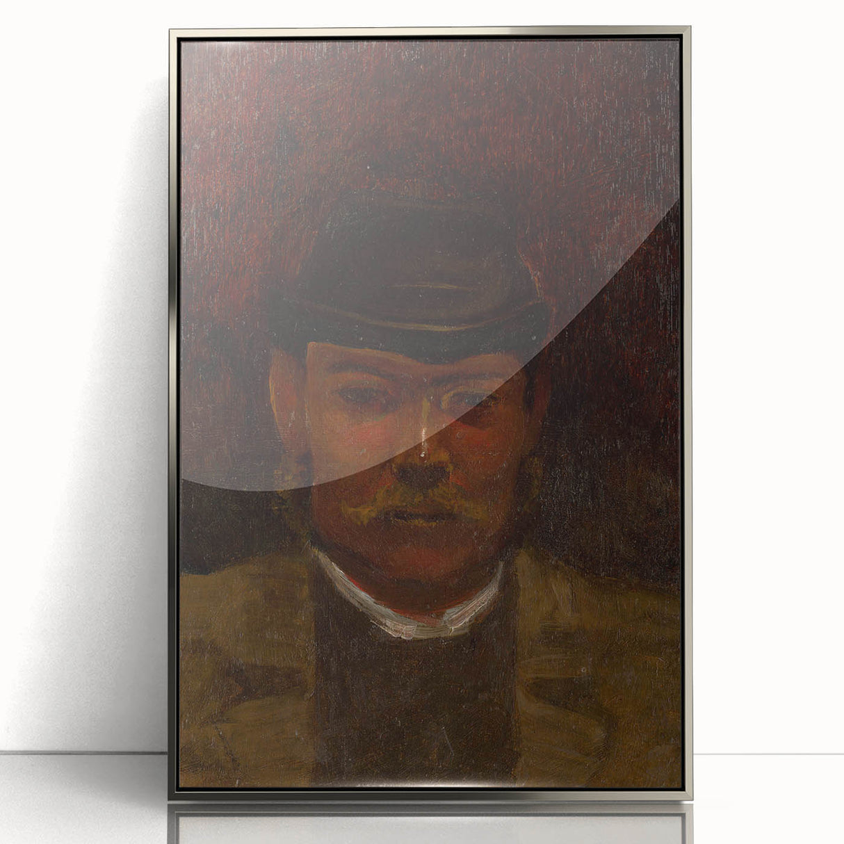 Modern Wall Art - Abstract Portrait of a Man - Contemporary Art Print