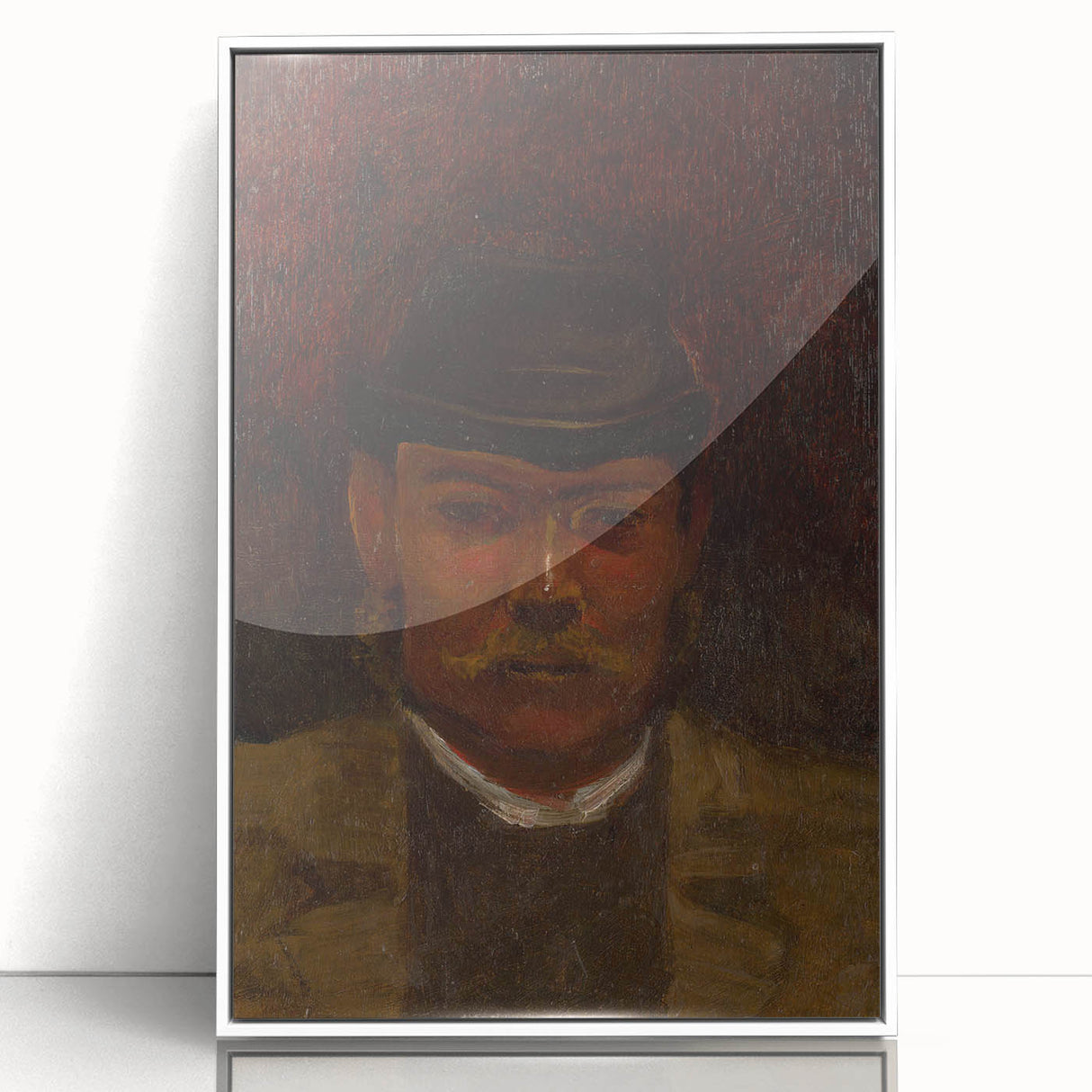 Modern Wall Art - Abstract Portrait of a Man - Contemporary Art Print