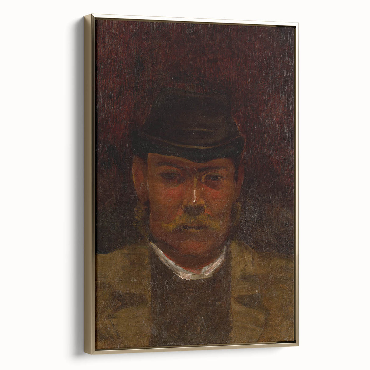 Modern Wall Art - Abstract Portrait of a Man - Contemporary Art Print