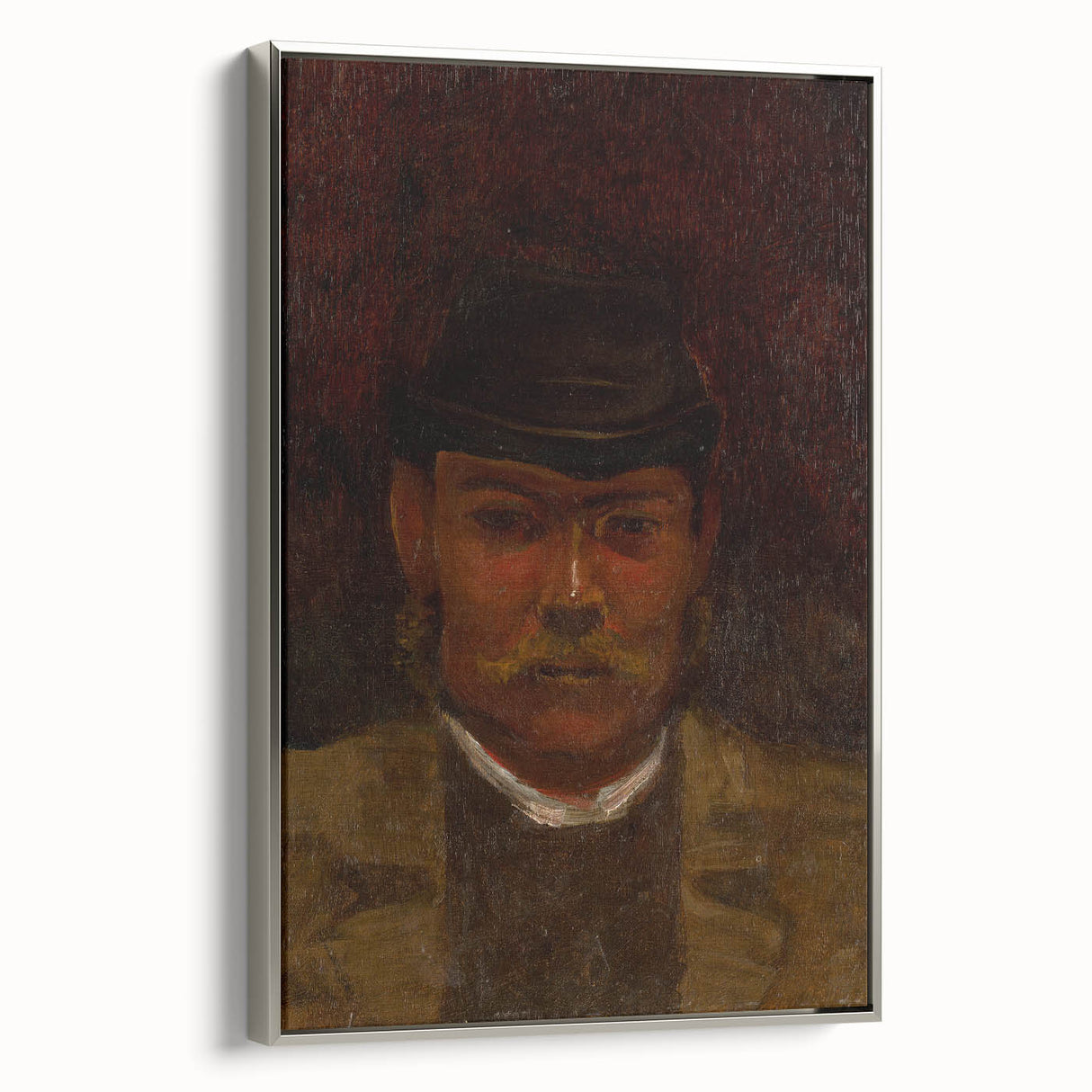 Modern Wall Art - Abstract Portrait of a Man - Contemporary Art Print