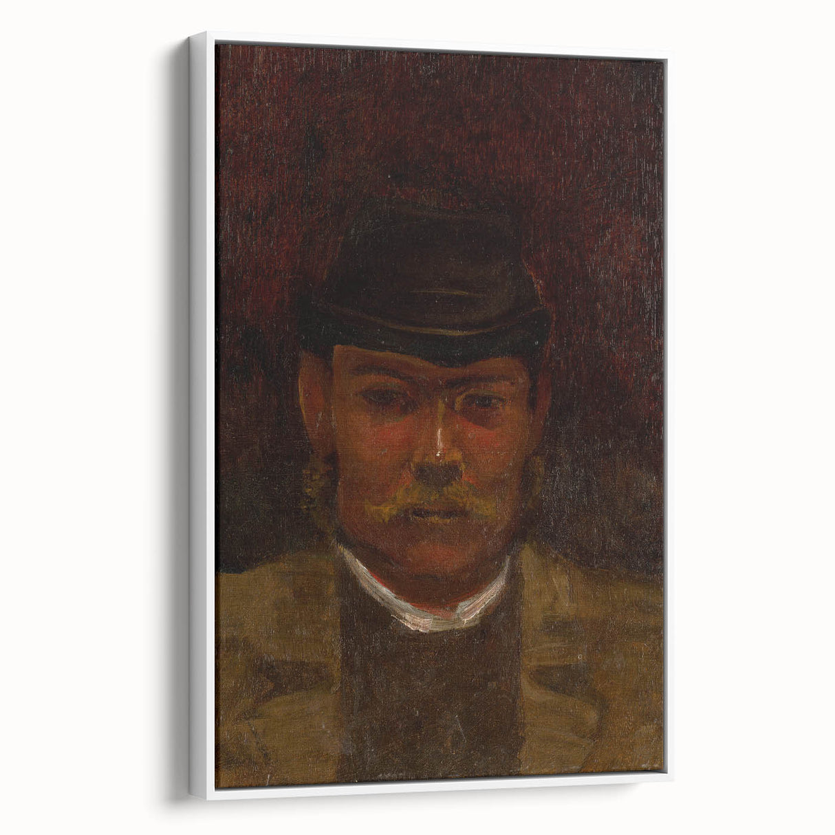 Modern Wall Art - Abstract Portrait of a Man - Contemporary Art Print